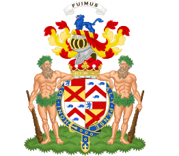 Coats of Arms of George Brudenell-Bruce (2nd Marquess of Ailesbury).svg