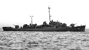 USS Osberg (DE-538) underway off Boston, Massachusetts (USA), circa in December 1945.jpg