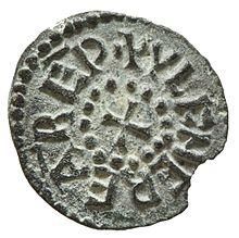 Copper styca of Wulfhere (YORYM 2001 3283) obverse.jpg