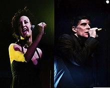 Lorraine McIntosh and Ricky Ross of Deacon Blue performing live in London, 2006