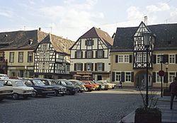 Market square in the centre of Neustadt