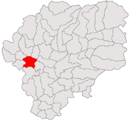 Location in Bistrița-Năsăud County