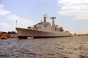 HMS Kent, Portsmouth Navy Yards, July 1989.jpg