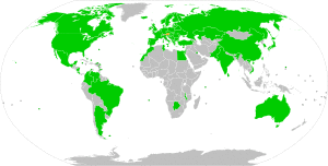 Hague Service Convention contracting parties.svg