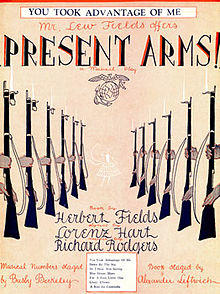 Present Arms (musical) sheet music.jpg