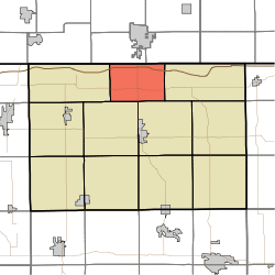 Map highlighting Lima Township, LaGrange County, Indiana.svg