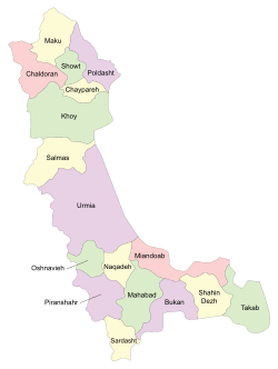 Counties of West Azerbaijan Province