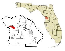 Location in Citrus County and the state of Florida
