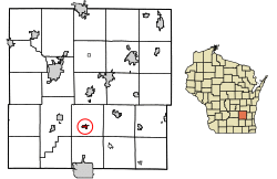 Location of Clyman in Dodge County, Wisconsin.