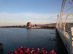 Taolai River in the city