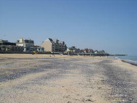 Beach along the English Channel
