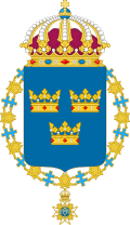 Coat of arms of Sweden (shield and chain).svg