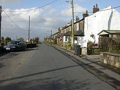 Terraced cottages at Affetside