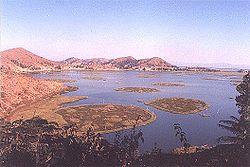 View of Loktak Lake and Phumdis