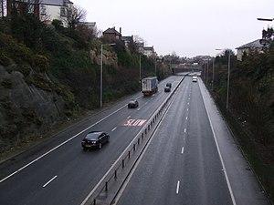 M53 Motorway at Liscard & Poulton Railway Station.jpg