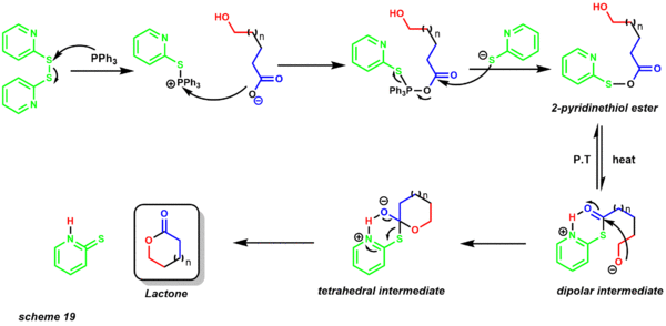 mechanism of Corey-Nicolaou macrolactonization