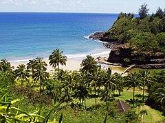 Allerton Garden, Kauai, Hawaii - view into valley.JPG