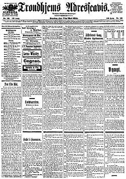 Trondhjems Adresseavis 17. mai 1905 - framside.JPG