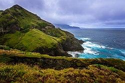 Coastal rocky cliffs of Batanes.
