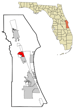 Location in Brevard County and the state of Florida