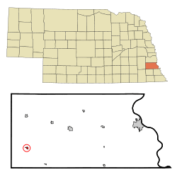 Location of Douglas, Nebraska