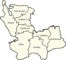 Tehsils of Dewas district