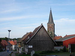 View to St Martin's parish church