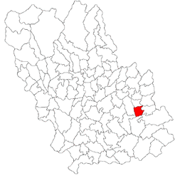 Location in Prahova County