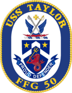 USS Taylor FFG-50 Crest.png