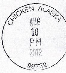 A postmark in a thin black ring stamped onto white paper