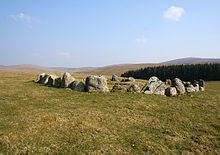 Stone circle on Moel Ty-uchaf - geograph.org.uk - 385370.jpg
