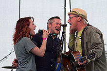 The Wilkinsons - consisting of Amanda Wilkinson (left), her brother Tyler (middle) and their father Steve.