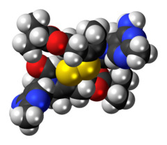 Space-filling model of the sulbutiamine molecule