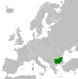 The People's Republic of Bulgaria in 1989