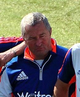 England Cricket Team - The Ashes Trent Bridge 2015 (20410463691) (Farbrace cropped).jpg