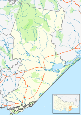 Stratford is located in Shire of Wellington