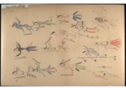 Red Horse pictographic account of the Battle of the Little Bighorn, 1881. 0000.png