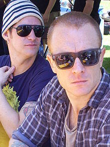 Tony Fagenson and Max Collins in Boston in 2012.