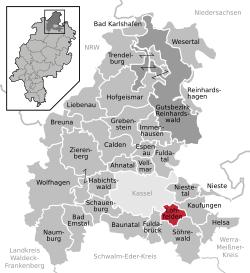 Lohfelden in KS mit Labels.svg