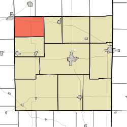 Map highlighting Green Township, Randolph County, Indiana.svg