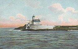 Rose Island Light in 1905 in Rhode Island.jpg