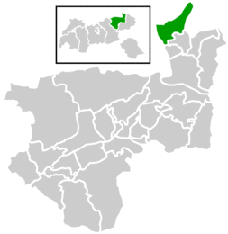 Location within Kufstein district