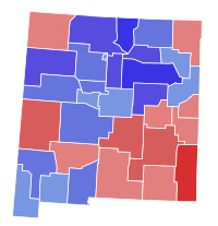 New Mexico Senate Election Results by County, 2008.svg