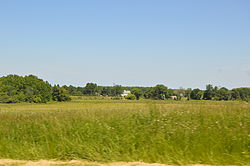 Fields along River Road