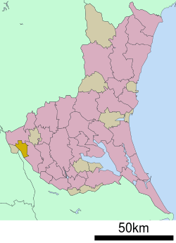 Location of Sakai in Ibaraki Prefecture