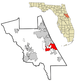 Location in Volusia County and the state of Florida
