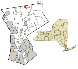 Location of Lincolndale, New York