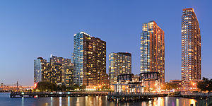 The expanding skyline of Long Island City as seen in 2015