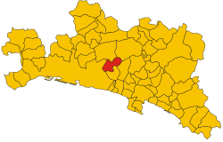 Davagna within the Metropolitan City of Genoa