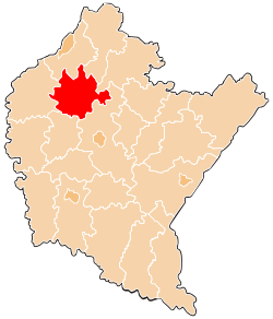 Location within the voivodeship